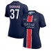 Maillot de foot Paris Saint-Germain Milan Skriniar #37 Domicile vêtements Femmes 2024-25 Manches Courtes